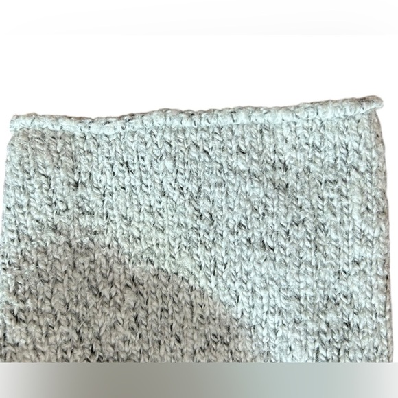 PRANA Women's Nolan Gray Cable Knit Pullover Tunic Sweater Wool Mohair Blend Med - Picture 6 of 7